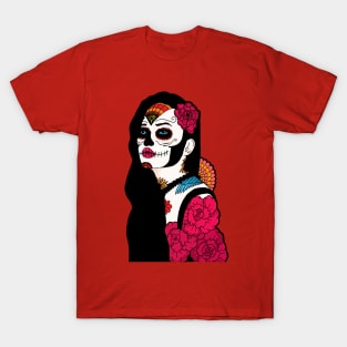 Sugar skull girl T-Shirt